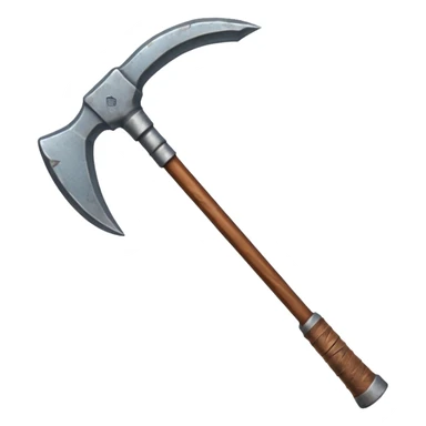 Double-sided pickaxe for mining ore sticker