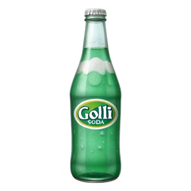 A bottle of goli soda sticker