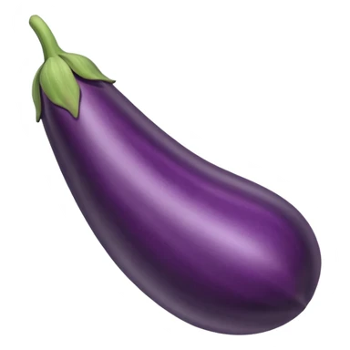 Long eggplant with veins vascular bulging veins vein running down side sticker