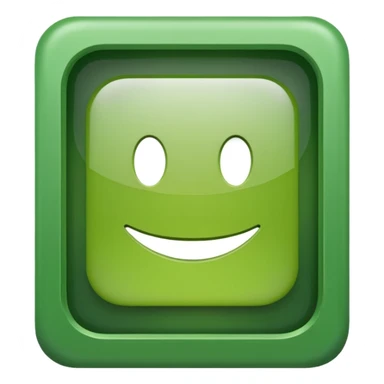 code symbol '</>' inside a green square with a slight shadow, emoji style, simple, no text sticker