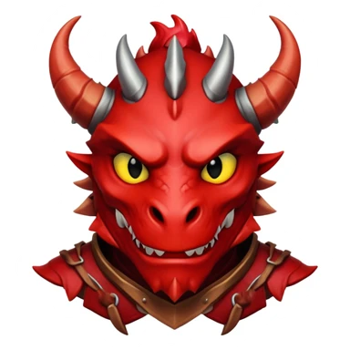 Red Dragonborn  sticker