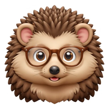 a cute hedgehog with glasses




















 sticker