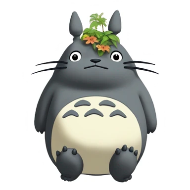 Totoro the main character of the movie of the Studio Ghibli “My Neighbor Totoro” sticker