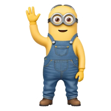 A minion farting sticker