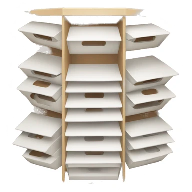 white sandpaper storage organizer sticker