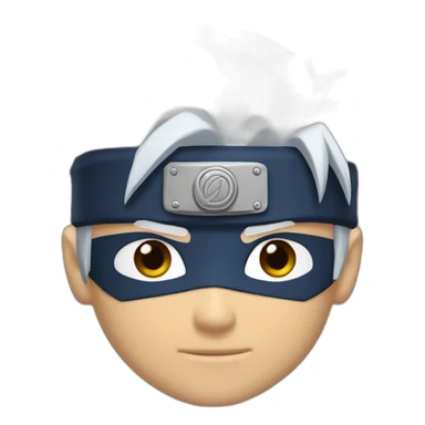 Kakashi hatake super man sticker