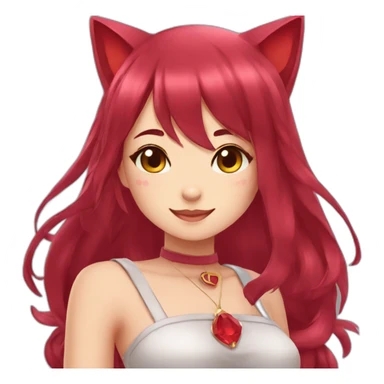 ruby Neko girl sticker