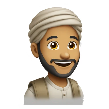 happy muslim sticker