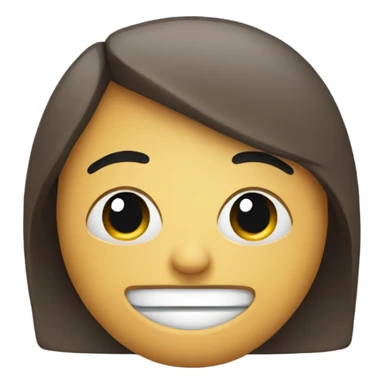 Smiling face with one eye half closed  sticker