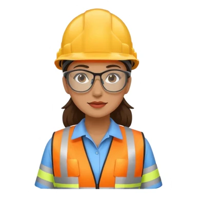 Occupational safety and health или labor protection woman sticker