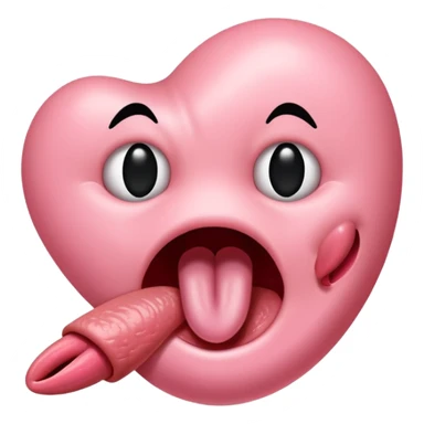 Une langue tendue avec inscrit 99 dessus sticker