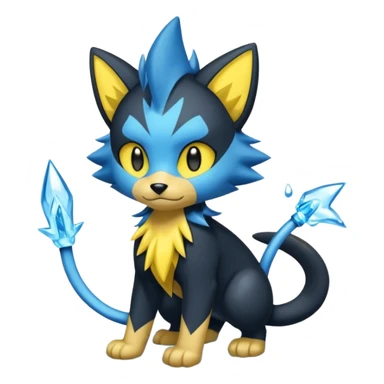 Luxio-Luxray-Dewott-fusion sticker
