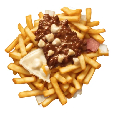 Poutine smoked meat sticker