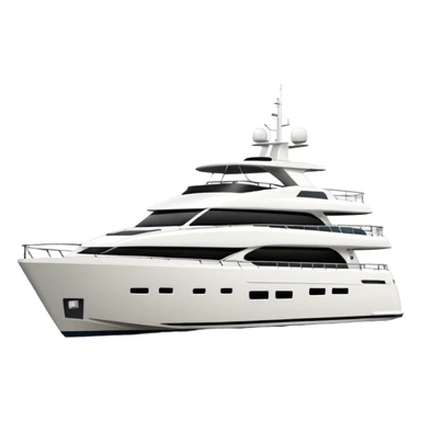 make a 70ft yacht facing to the right  sticker