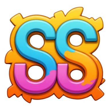 Graffiti the word GG sticker