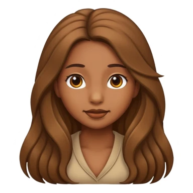 female animal with long hair sticker