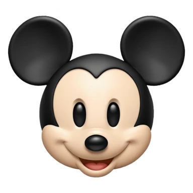 mickey mouse head blanck sticker