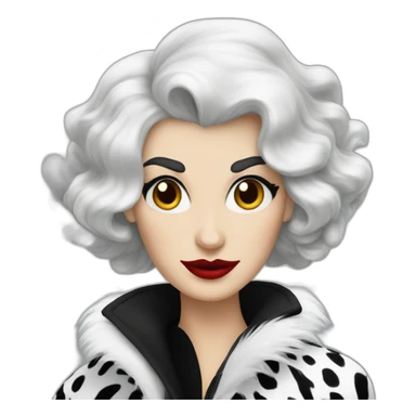 Cruella de Vil sticker