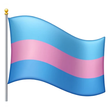 Trans flag sticker