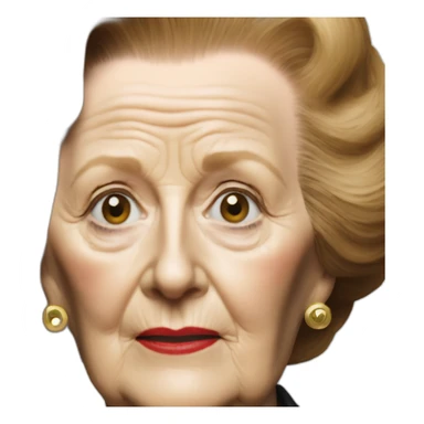 dead margaret thatcher sticker