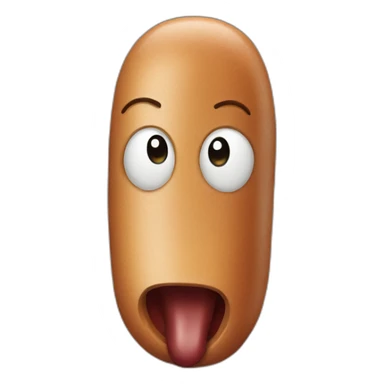 Comedian talking sausage sticker