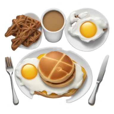 Winter brunch sticker