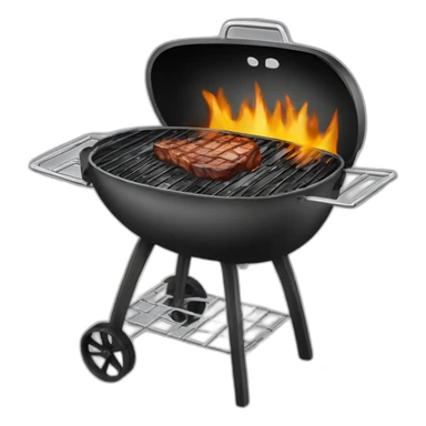 grilling barbecue steak sticker