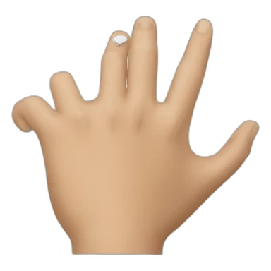 Bague sur un doigt sticker