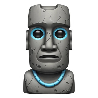 Moai statue  sticker