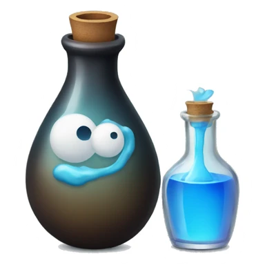 Potion with Blue liquide  sticker