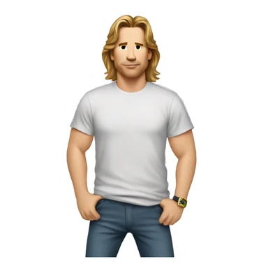 val-kilmer cartoon wearing tee sticker