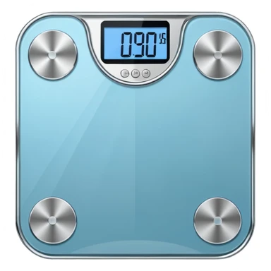 pesa de baño con 140 kilos sticker