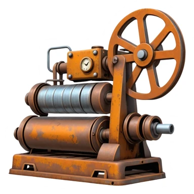 1980s machinery and equipment sticker