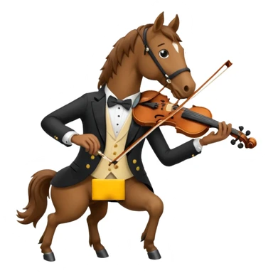 horse Musician sticker