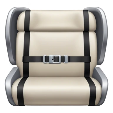 plane seat belt sticker