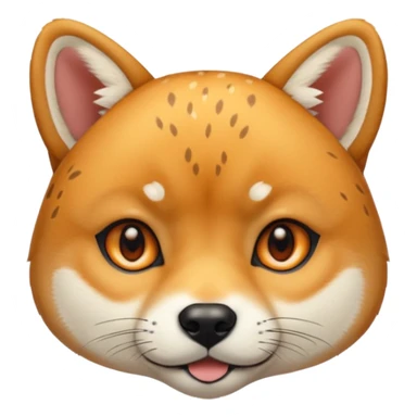 Cheetah-shiba-inu-hybrid sticker