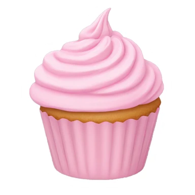 pastel pink cupcake  sticker