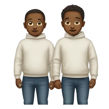 Baby twin boys with older brother  sticker