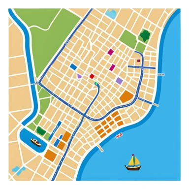 Generate a correctly Lima Peru map sticker