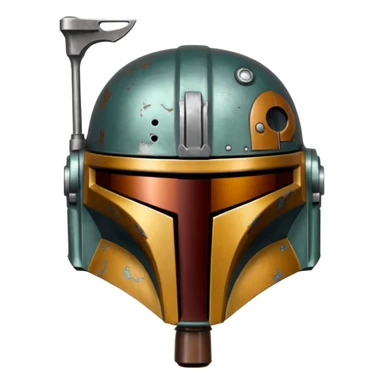 Mandalorian helmet sticker