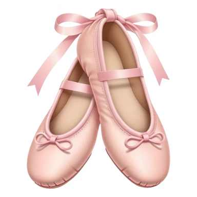 pastel pink ballet shoes sticker