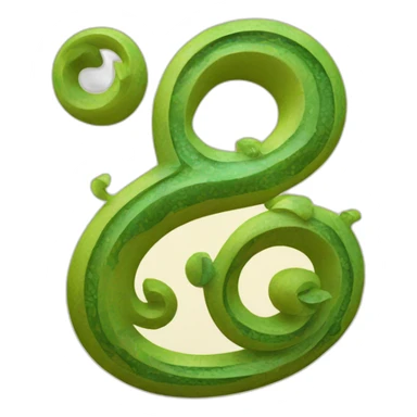 exotic ampersand sticker