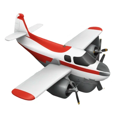Propeller plane sticker