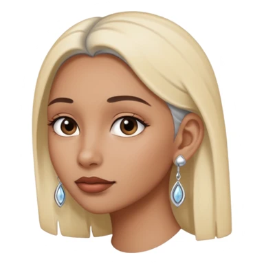 hipster earring sticker