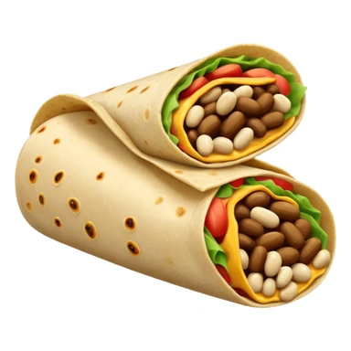 Bean burrito sticker