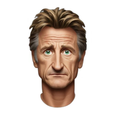 sean penn serious sticker