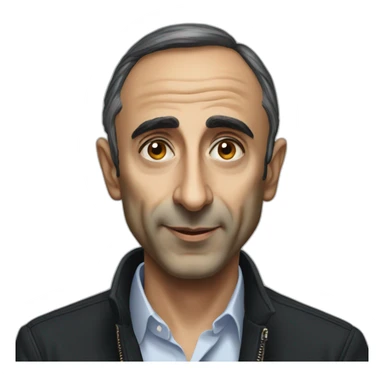 Black Éric zemmour sticker