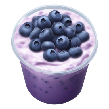 blueberry soy yogurt  sticker