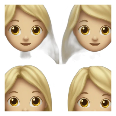 Brunette girl and blond boy with long hair hugging under a blanket  sticker