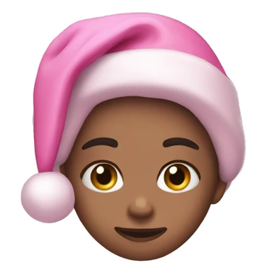 Pink Christmas aesthetic sticker